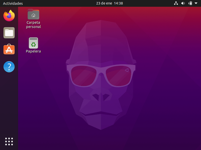 Screenshot Ubuntu 20.10 Desktop