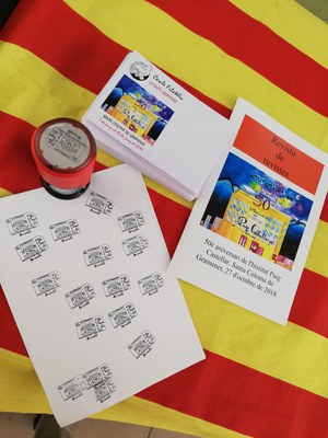 El Cercle Filatèlic de Santa Coloma dedica un segell al 50è aniversari del Puig Castellar