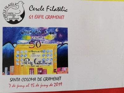El Cercle Filatèlic de Santa Coloma dedica un segell al 50è aniversari