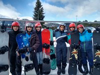 Alguns alumnes del Puig marxen a esquiar